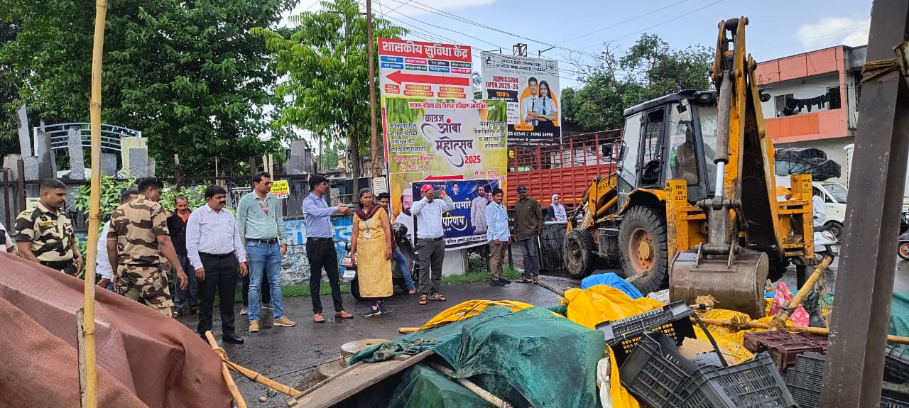 अतिक्रमणावर मनपाची कारवाई